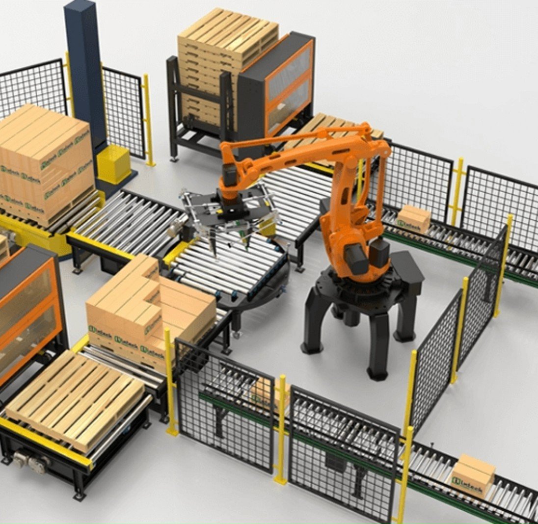 Robot bốc xếp hàng hóa hoạt động hiệu quả